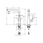 Змішувач Hansgrohe Metris Select, виилв 248 мм, хром (14847000)