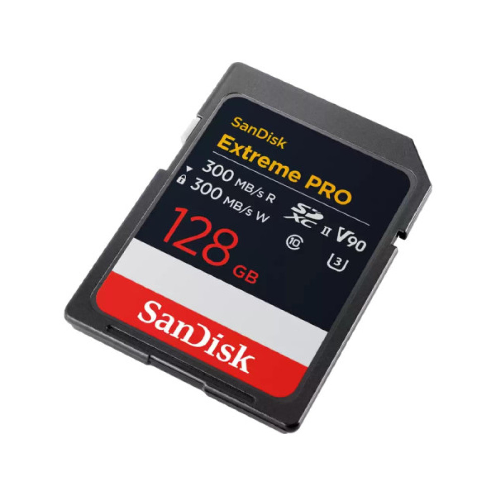Карта пам'яті SanDisk 128GB SD class 10 UHS-II U3 V90 Extreme Pro (SDSDXDM-128G-GN4IN)
