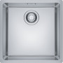 Кухонна мийка Franke Maris, нержавіюча сталь. сталь, квадрат, без крила, 440х440х180, чаша-1, монтаж під стільницю, MRX 110-40, хром