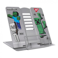 Підставка для книг Yes Minecraft метал сіра (470528)