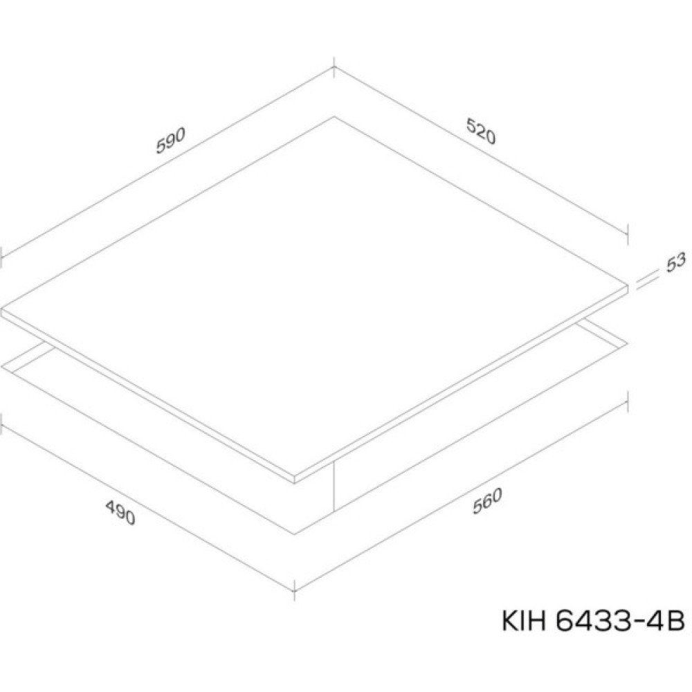 Варочна поверхня Kernau KIH 6433-4B