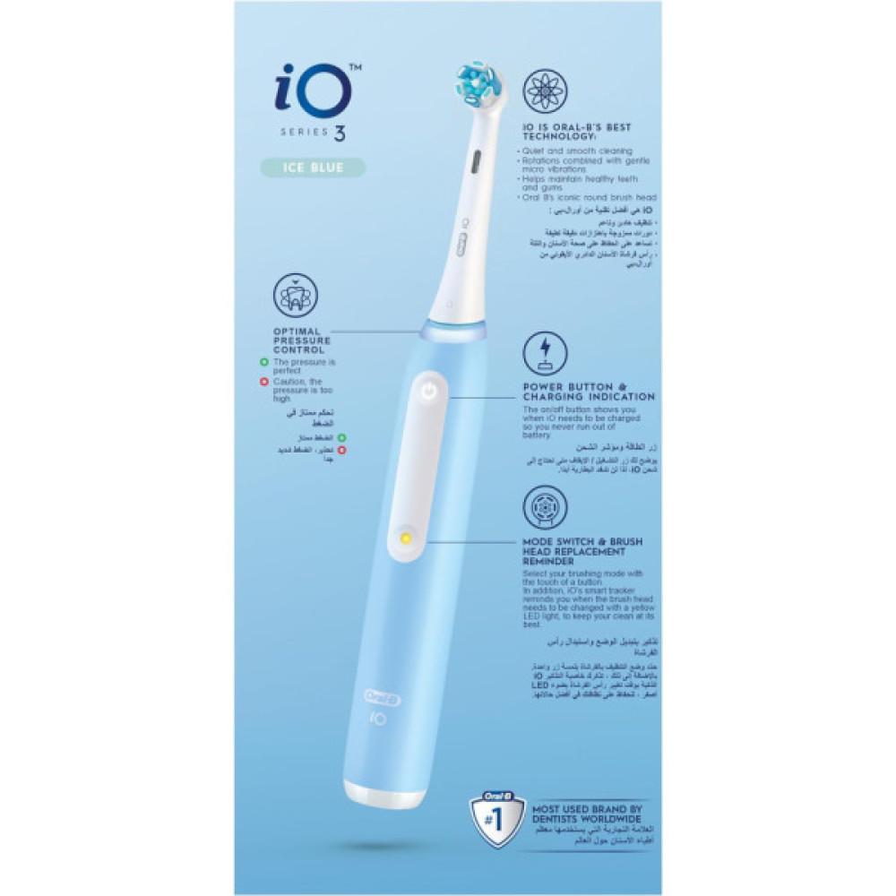 Електрична зубна щітка Oral-B iOG3.1A6.0 Ice Blue