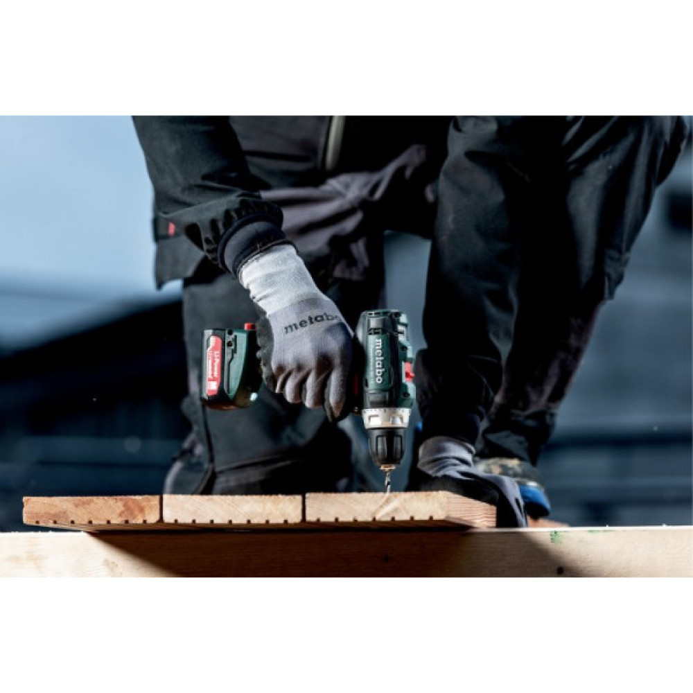 Шурупокрут-дриль акумуляторний Metabo PowerMaxx SB 12 Set 12В 2x2А·год 17·40Нм 0-360·0-1400об/хв 1.1кг