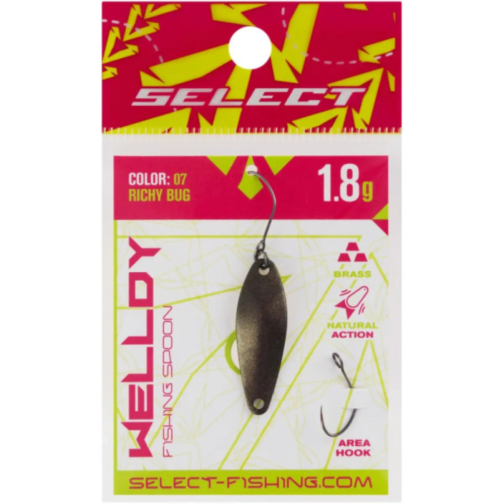 Блешня Select Welldy 1.8g 31mm 07 Richy Bug (1870.80.85)