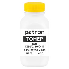 Тонер XER C230/C310/C410, 40 г, Yellow Patron (PN-XC230-Y-040)