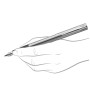 Ручка пір'яна Waterman ALLURE Chrome CT FP F + Картриджі Mini блістер (13 314b2) Ручка пір'яна Waterman ALLURE Chrome CT FP F + Картриджі Mini блістер (13 314b2)