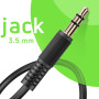Кабель Belkin jack 3.5 > jack 3.5 (M/M) 1м, чорний
