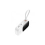 Батарея універсальна Baseus Qpow Pro+ 20000mAh 22,5W, PD/3.0, QC/3.0, FCP, AFC, built-in USB-C cable, white (P10067103213-00) Батарея універсальна Baseus Qpow Pro+ 20000mAh 22,5W, PD/3.0, QC/3.0, FCP, AFC, built-in USB-C cable, white (P10067103213-00)