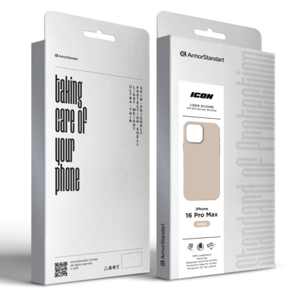 Чохол до мобільного телефона Armorstandart ICON2 Case Apple iPhone 16 Pro Max Ivory (ARM79640) Чохол до мобільного телефона Armorstandart ICON2 Case Apple iPhone 16 Pro Max Ivory (ARM79640)