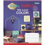 Зошит 1 вересня А5 We love color! 36 аркушів, клітинка (766676) Зошит 1 вересня А5 We love color! 36 аркушів, клітинка (766676)