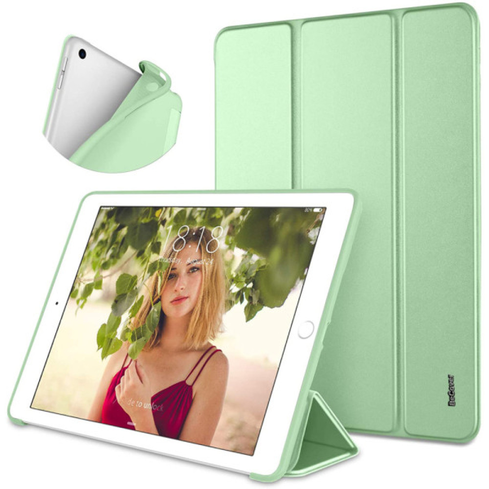 Чохол до планшета BeCover Tri Fold Soft TPU Silicone Apple iPad 9.7 2017/2018 A1822/A1823/A1893/A1954 Green (706878) Чохол до планшета BeCover Tri Fold Soft TPU Silicone Apple iPad 9.7 2017/2018 A1822/A1823/A1893/A1954 Green (706878)