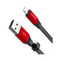 Дата кабель USB 2.0 AM to Lightning 0.23m 2A black/red Baseus (CALMBJ-B91) Дата кабель USB 2.0 AM to Lightning 0.23m 2A black/red Baseus (CALMBJ-B91)