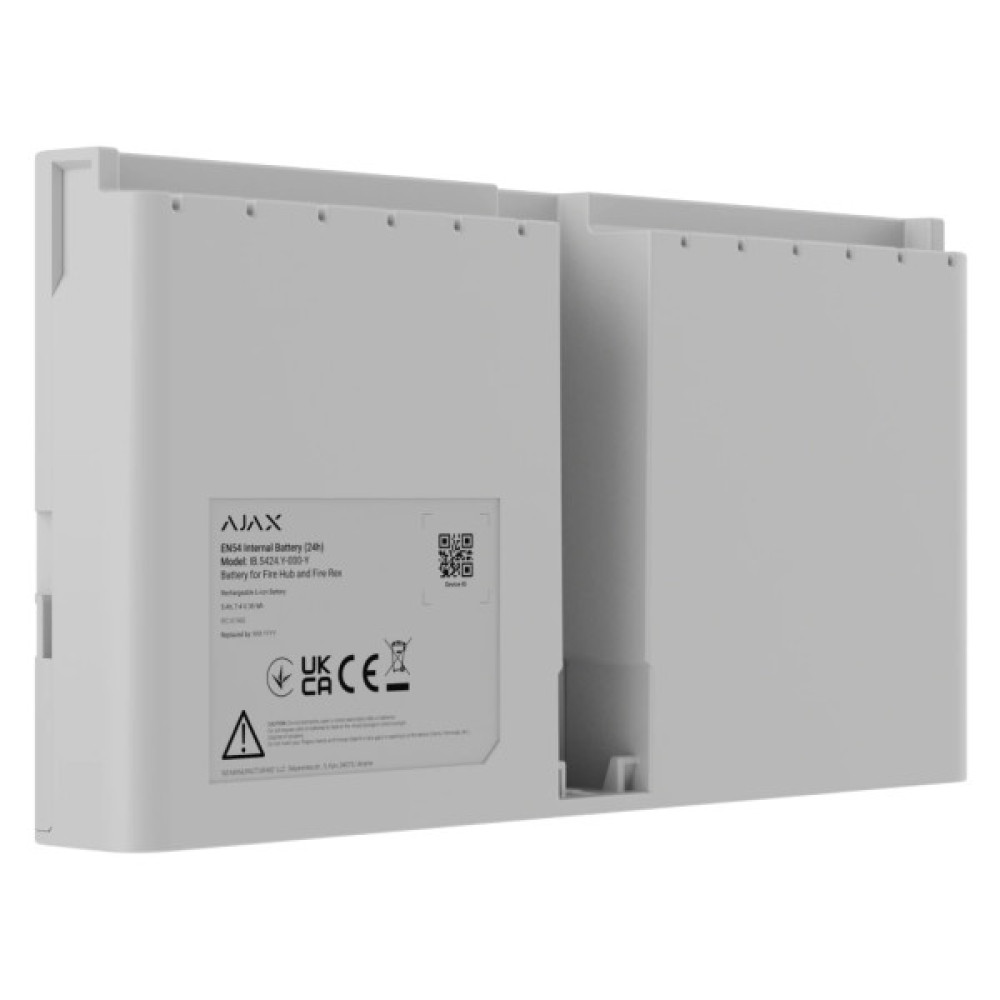 Акумулятор Ajax EN54 Internal Battery (24h) white