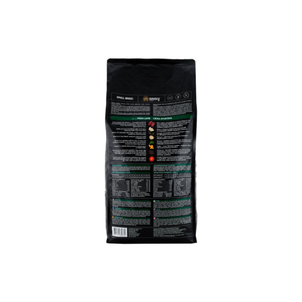 Сухий корм для собак Savory Small Breeds rich in Fresh Lamb 8 кг (4820232630334)