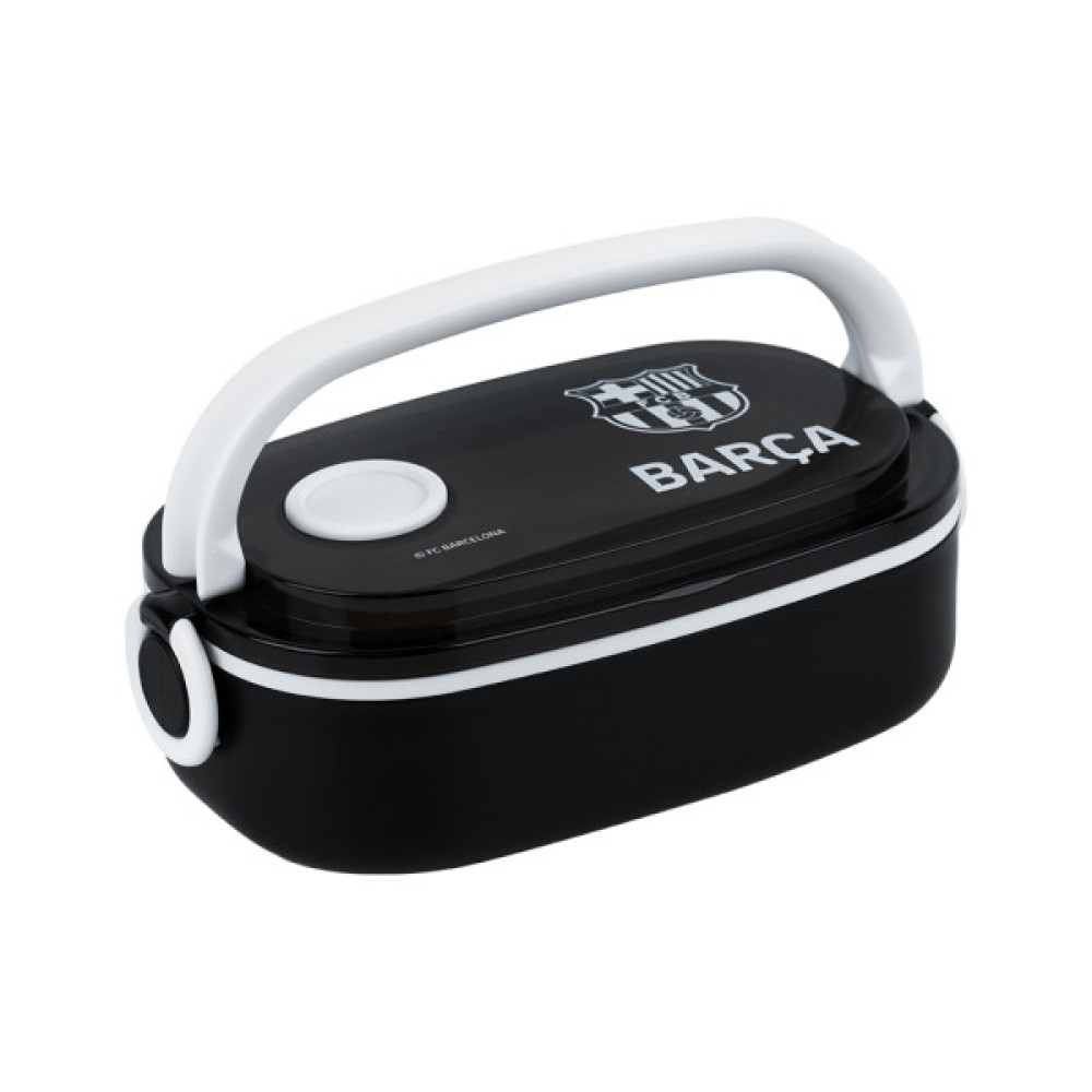 Ланч-бокс дитячий Kite FC Barcelona, 900 мл, чорний (BC25-1180)