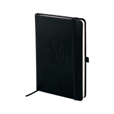 Книга записна Axent Partner Lux Воля 125x195 мм 96 аркушів, клітинка чорна (8202-01-5-A)