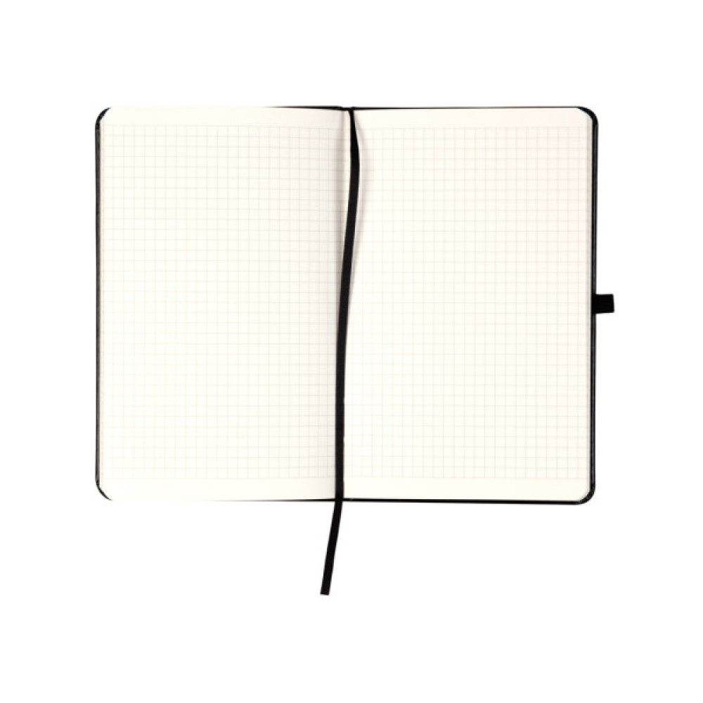 Книга записна Axent Partner Lux Воля 125x195 мм 96 аркушів, клітинка чорна (8202-01-5-A)