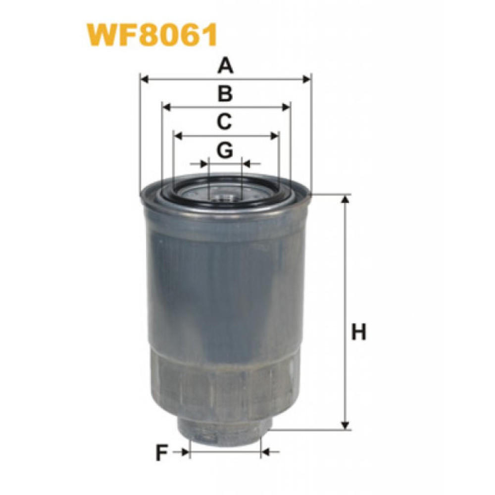 Фільтр паливний Wixfiltron WF8061 Фільтр паливний Wixfiltron WF8061