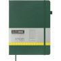 Книга записна Buromax Etalon 190x250 мм 96 аркушів в клітинку обкладинка зі штучної шкіри Зелена (BM.292160-04) Книга записна Buromax Etalon 190x250 мм 96 аркушів в клітинку обкладинка зі штучної шкіри Зелена (BM.292160-04)