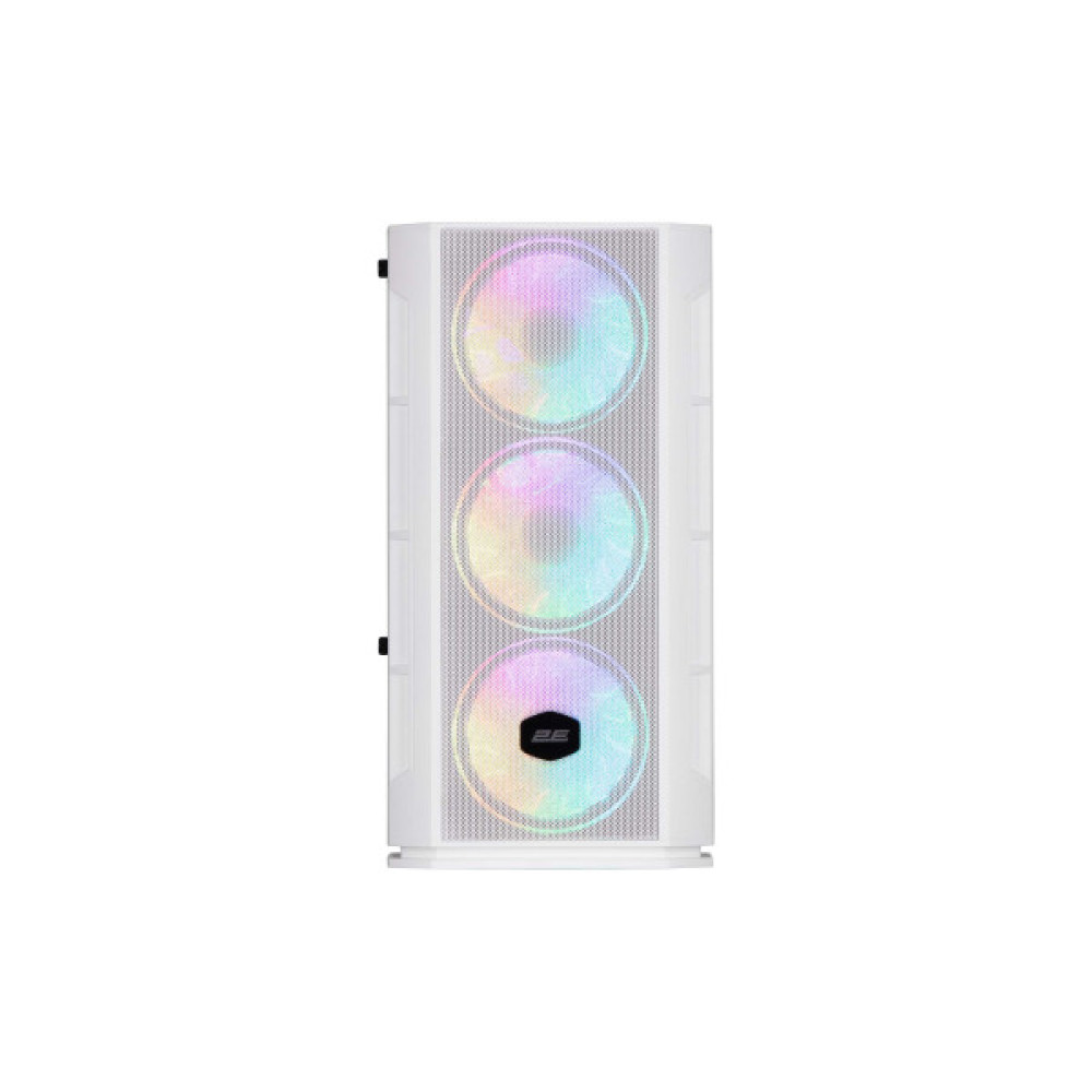 Корпус 2E GAMING Calleo GB700W без БЖ, 2xUSB3.0, 1xUSB2.0, 4x120мм ARGB, VGA 320мм, LCS ready, контролер з пультом, TG Side Window, mATX, білий