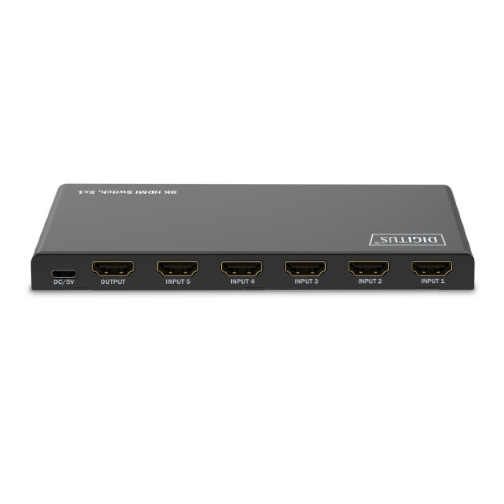 Відеокомутатор DIGITUS UHD HDMI (INx5 - OUTx1), 8K