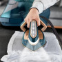 Праска-парогенератор Tefal Express Vision Max, 3000Вт, 1200мл, паровий удар -850гр, постійна пара - 215гр, керам. підошва, синьо-золотий