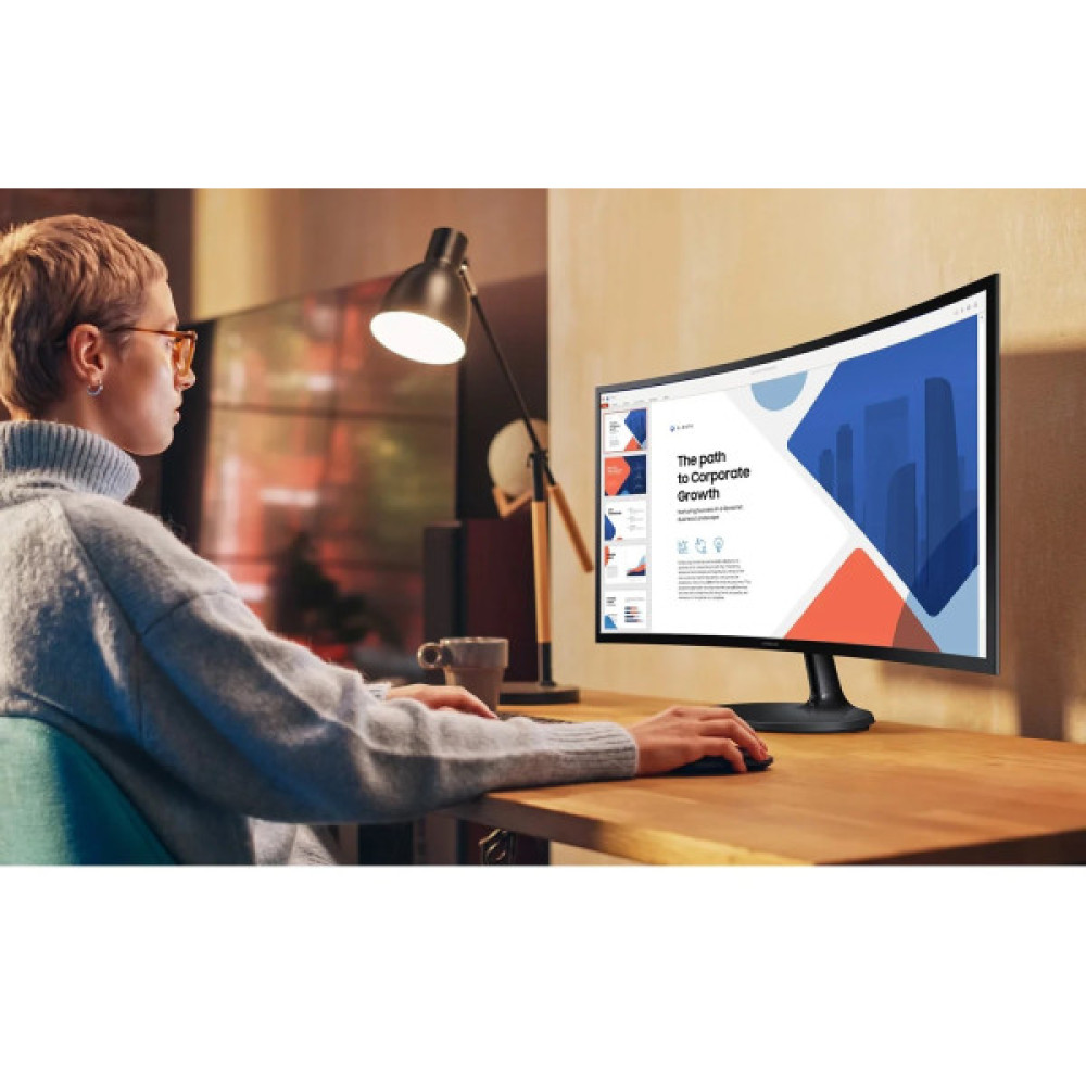 Монітор Samsung 27" S27D360 D-Sub, HDMI, VA, 100Hz, 4ms, CURVED