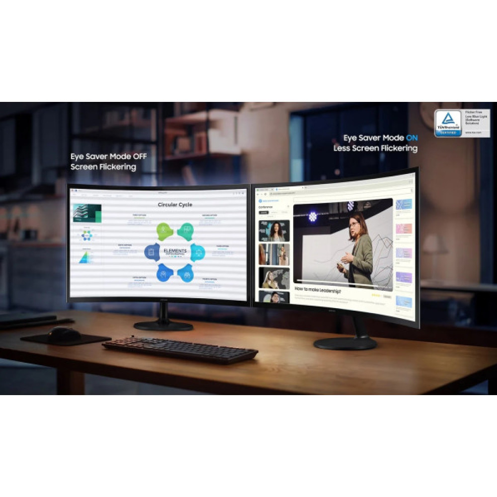 Монітор Samsung 27" S27D360 D-Sub, HDMI, VA, 100Hz, 4ms, CURVED