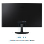 Монітор Samsung 27" S27D360 D-Sub, HDMI, VA, 100Hz, 4ms, CURVED Монітор Samsung 27" S27D360 D-Sub, HDMI, VA, 100Hz, 4ms, CURVED