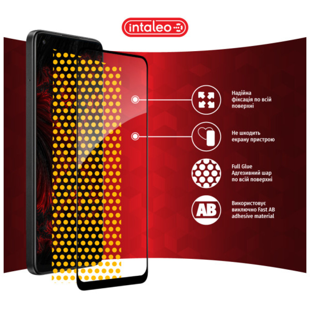 Скло захисне Intaleo Full Glue Oppo A78 Black (1283126582912) Скло захисне Intaleo Full Glue Oppo A78 Black (1283126582912)
