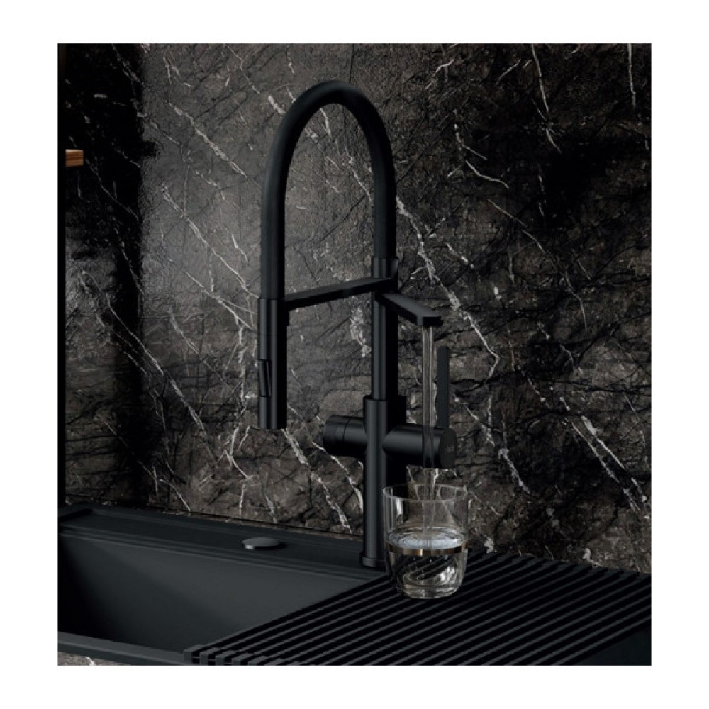 Змішувач Elleci Ventum pure black 86