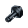 Зарядний пристрій Acefast B5 Car Charger 2xUSB-C + 1xUSB-A 101W OLED smart display Metal Black (6974316281436)