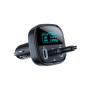 Зарядний пристрій Acefast B5 Car Charger 2xUSB-C + 1xUSB-A 101W OLED smart display Metal Black (6974316281436)
