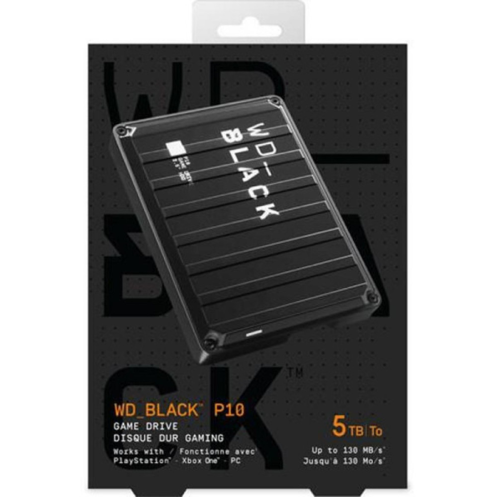 Зовнішній жорсткий диск 2.5" 5TB Black P10 WD (WDBA3A0050BBK-WESN)