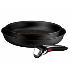 Набір посуду Tefal Ingenio Excellence+, 3 предмети, чорний (P0009553)