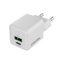 Зарядний пристрій Canyon CU20AC GaN 20W 1xPD 1xQC EU White (CNS-CUW20AC) Зарядний пристрій Canyon CU20AC GaN 20W 1xPD 1xQC EU White (CNS-CUW20AC)