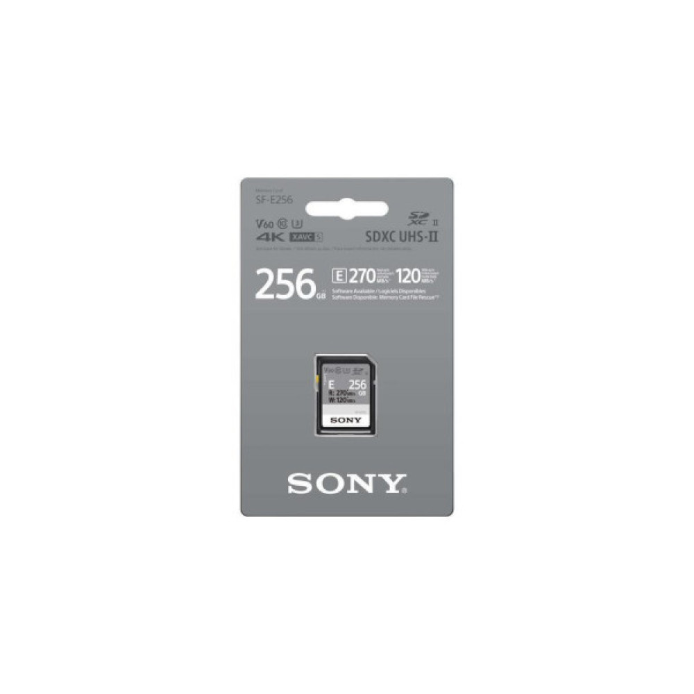 Карта пам'яті Sony 256GB SDXC class 10 UHS-II U3 V60 (SFE256.ET4)
