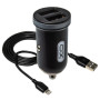 Зарядний пристрій XO 2xUSB 2.1A + cable USB to Lightning black (TZ08-L-BK) Зарядний пристрій XO 2xUSB 2.1A + cable USB to Lightning black (TZ08-L-BK)