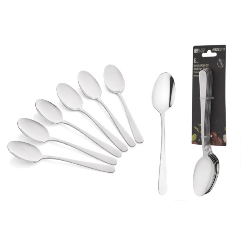 Столова ложка Ardesto Black Mars Zenith 6 шт (AR0706ZS)