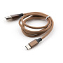 Дата кабель USB 2.0 AM to USB-C 1.0m nylon brown Vinga (VCPDCTCNB21BR) Дата кабель USB 2.0 AM to USB-C 1.0m nylon brown Vinga (VCPDCTCNB21BR)