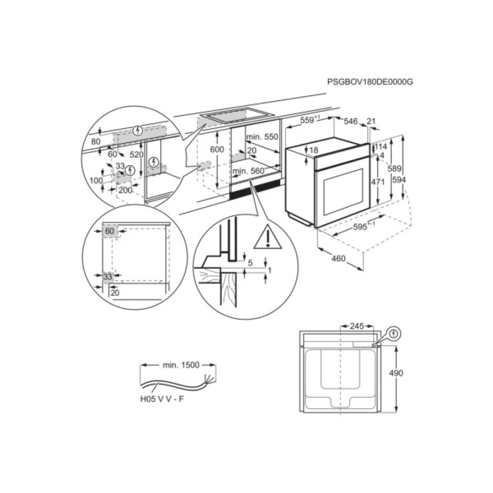 Духова шафа Electrolux EOA9S3SH