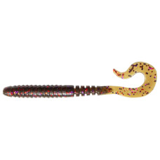 Силікон рибальський FishUP Vipo 3.6" 050 - Green Pumpkin Brown/Red&Purple (8шт/уп) (1864.07.09)