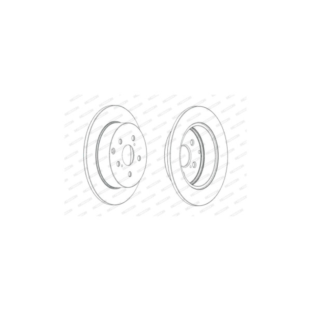 Гальмівний диск FERODO DDF1881C