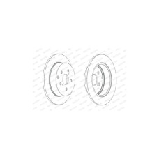Гальмівний диск FERODO DDF1881C