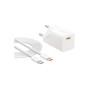 Зарядний пристрій Baseus GaN5 Fast Charger USB-C 25W + Cable Type-C 100W white (P10110909213-01) Зарядний пристрій Baseus GaN5 Fast Charger USB-C 25W + Cable Type-C 100W white (P10110909213-01)