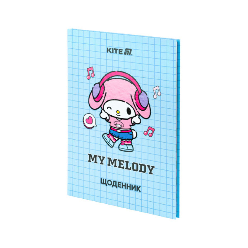 Щоденник шкільний Kite My Melody, тверда обкладинка (HK25-262-5)