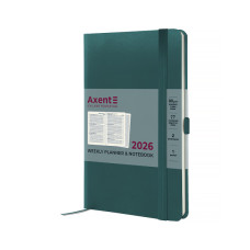 Тижневик Axent датований 2026 Partner Strong 125х195, малахітовий (8505-26-31-A)