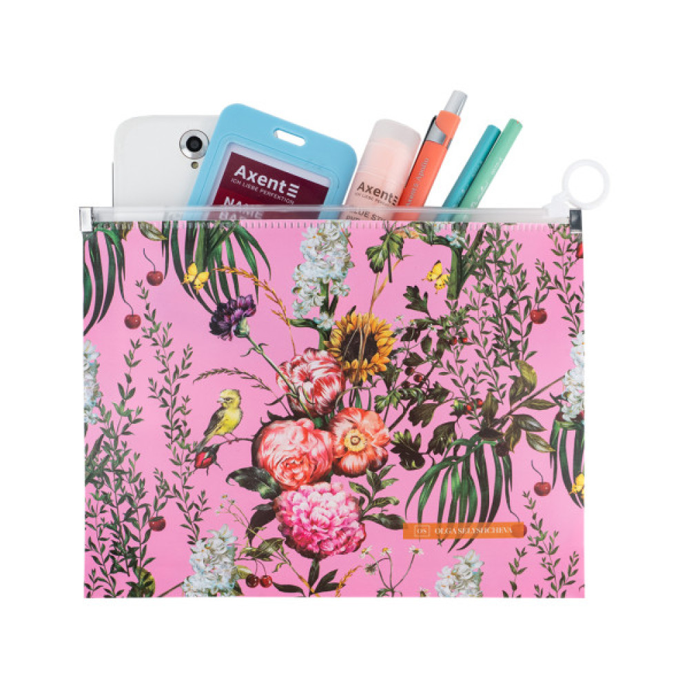 Папка на блискавці Axent zip-lock А5 Olga Selyshcheva, Summer (1498-34-A)