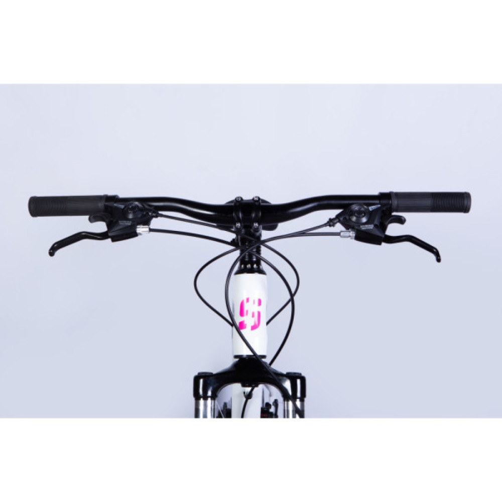 Велосипед Space 26" MERCURY DD FR рама-13" AL 2026 біло-рожевий (OPS-SP-26-085)