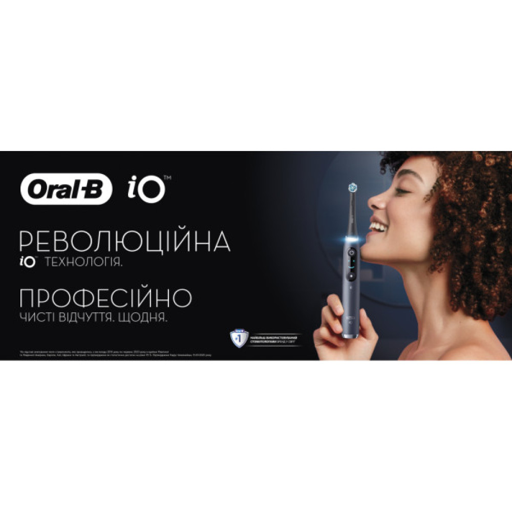 Електрична зубна щітка Oral-B iO Series 9N IOM9.1B2.2AD Black Onyx + чохол (4210201449485)
